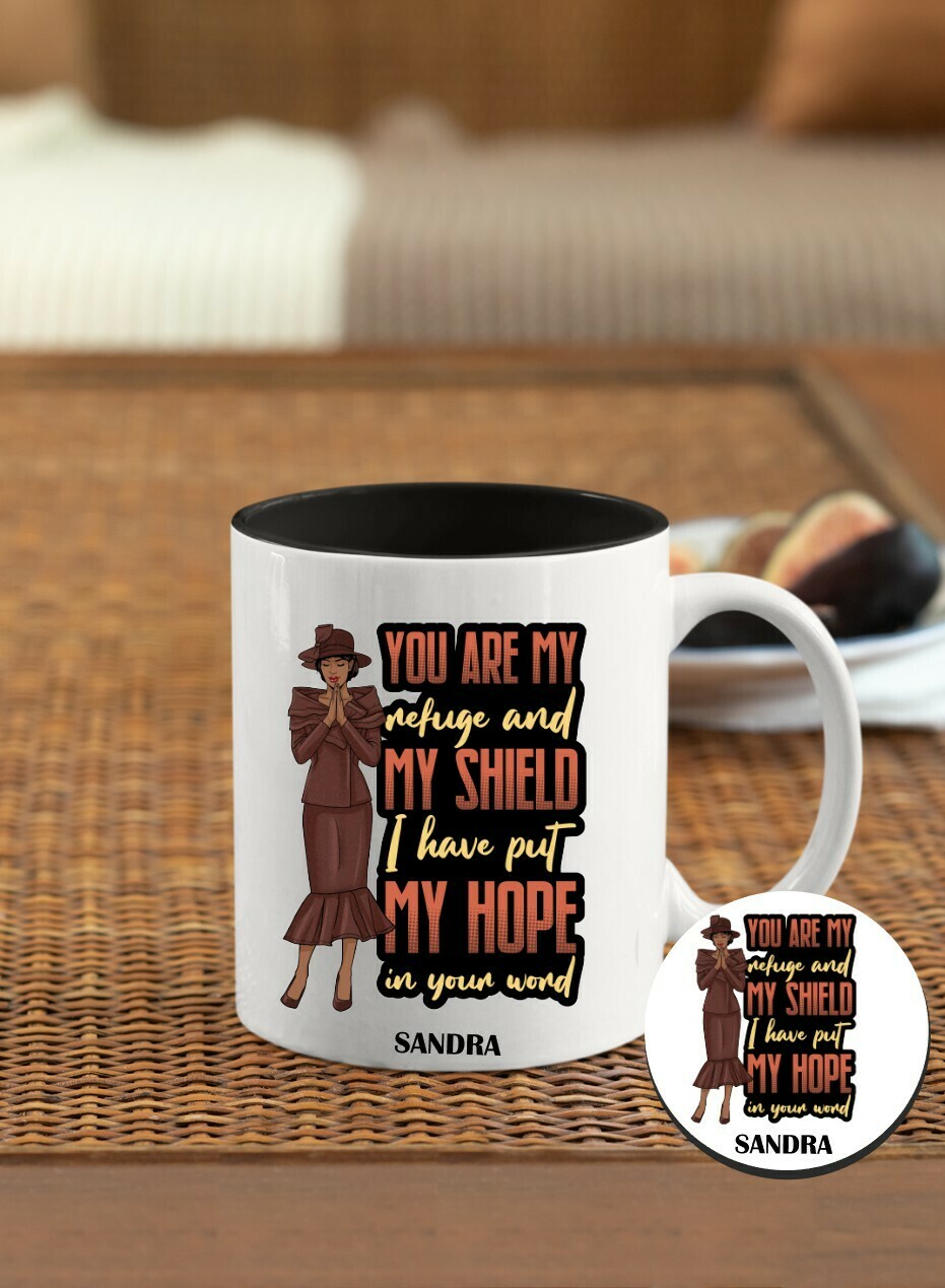 Mug &amp; Coaster Sets-Prayerful