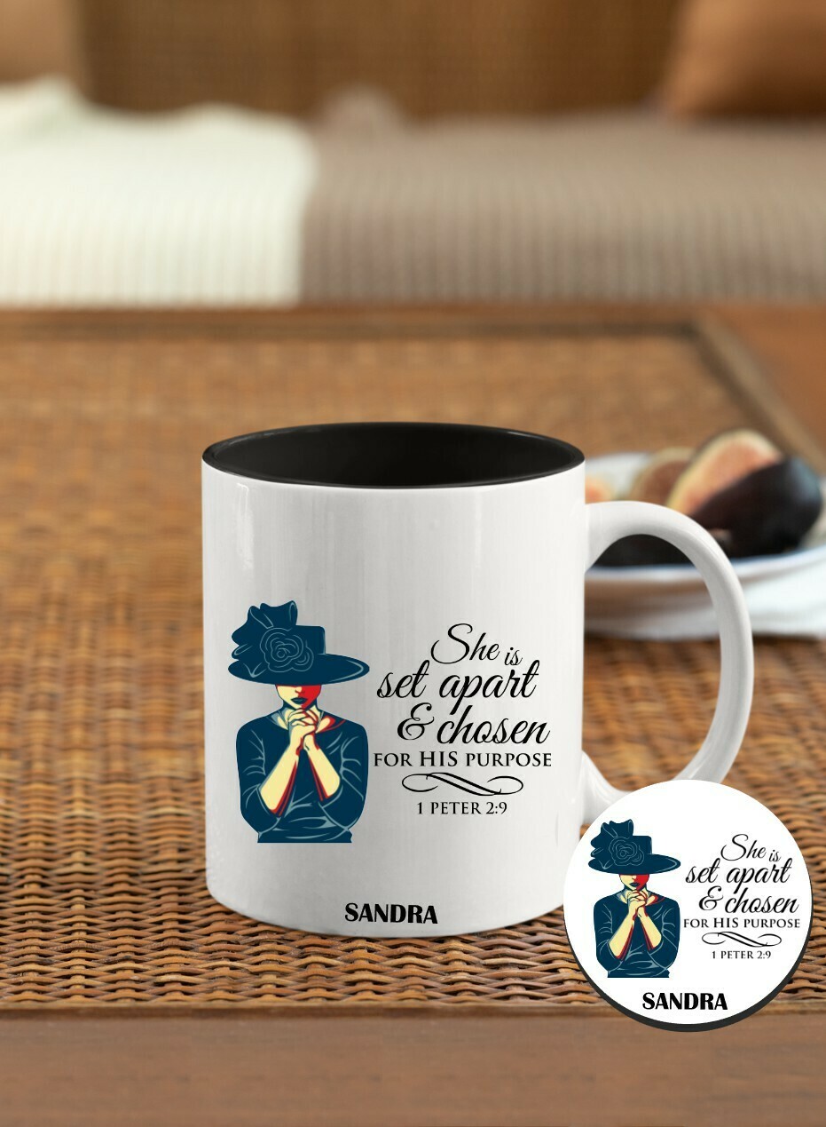 Mug &amp; Coaster Sets-Prayerful