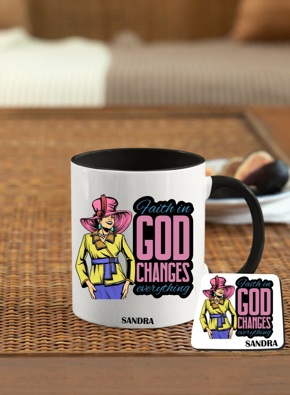 Mug &amp; Coaster Sets-Prayerful