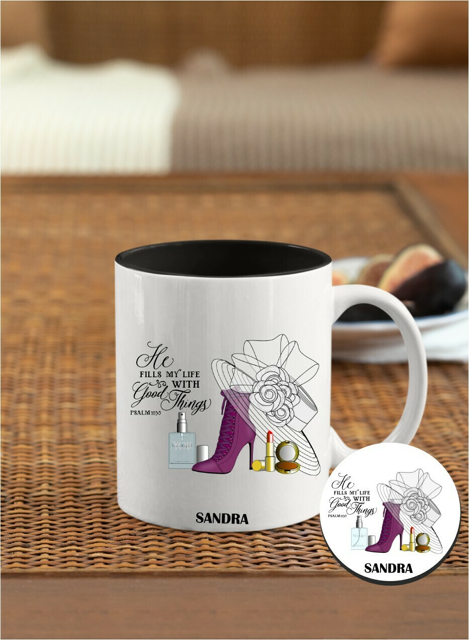 Mug &amp; Coaster Sets-Prayerful