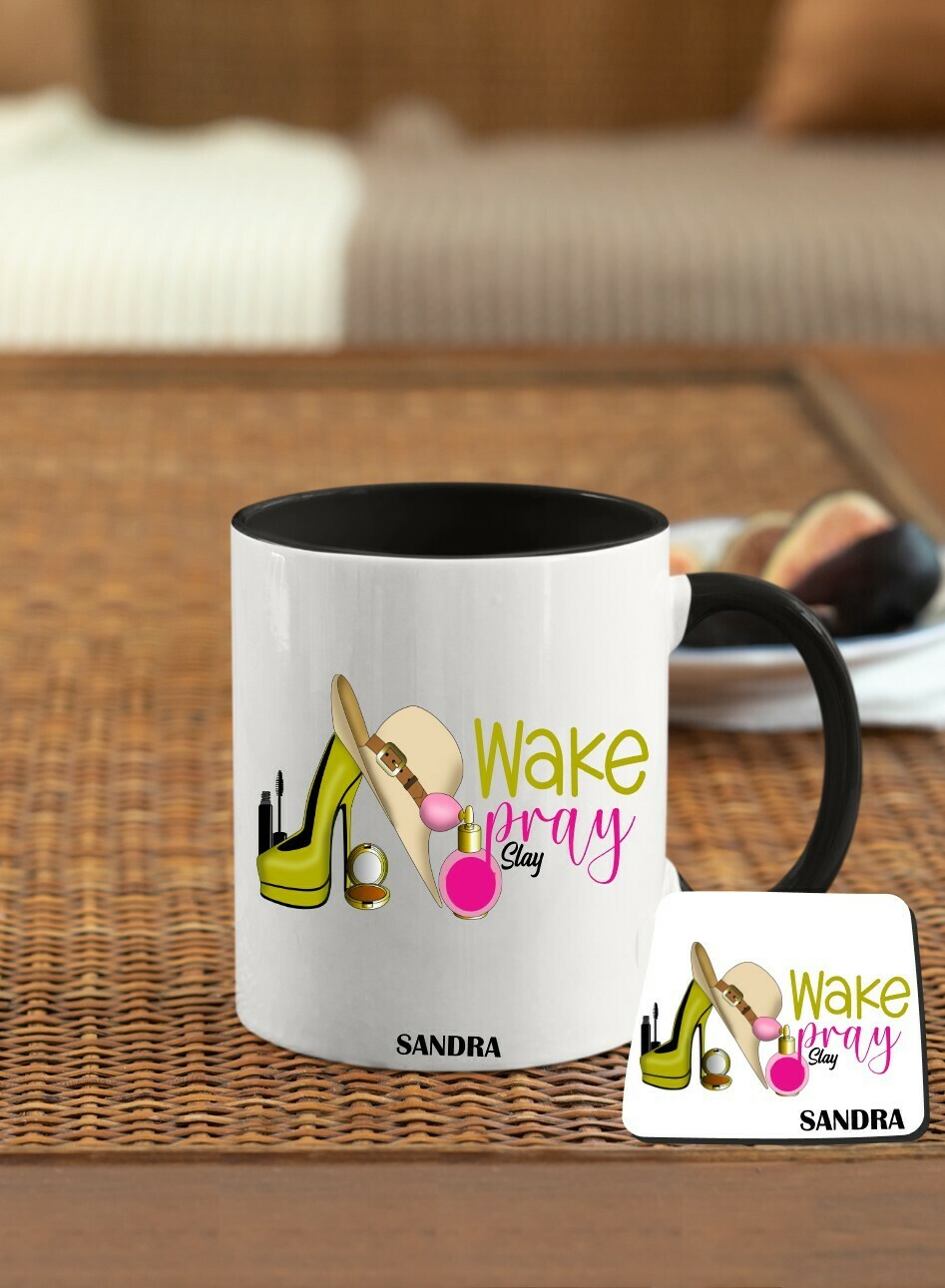 Mug &amp; Coaster Sets-Prayerful