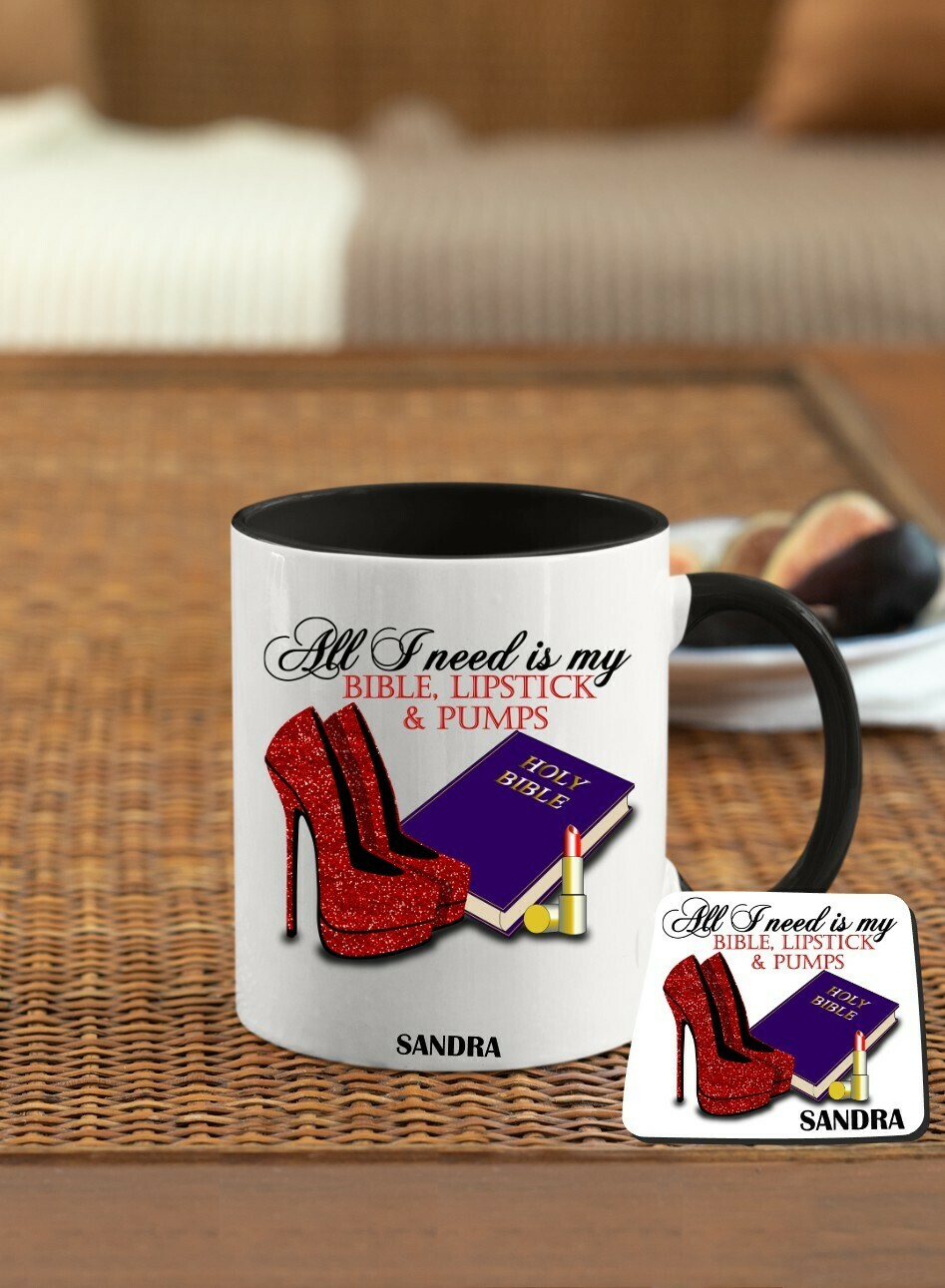 Mug &amp; Coaster Sets-Prayerful