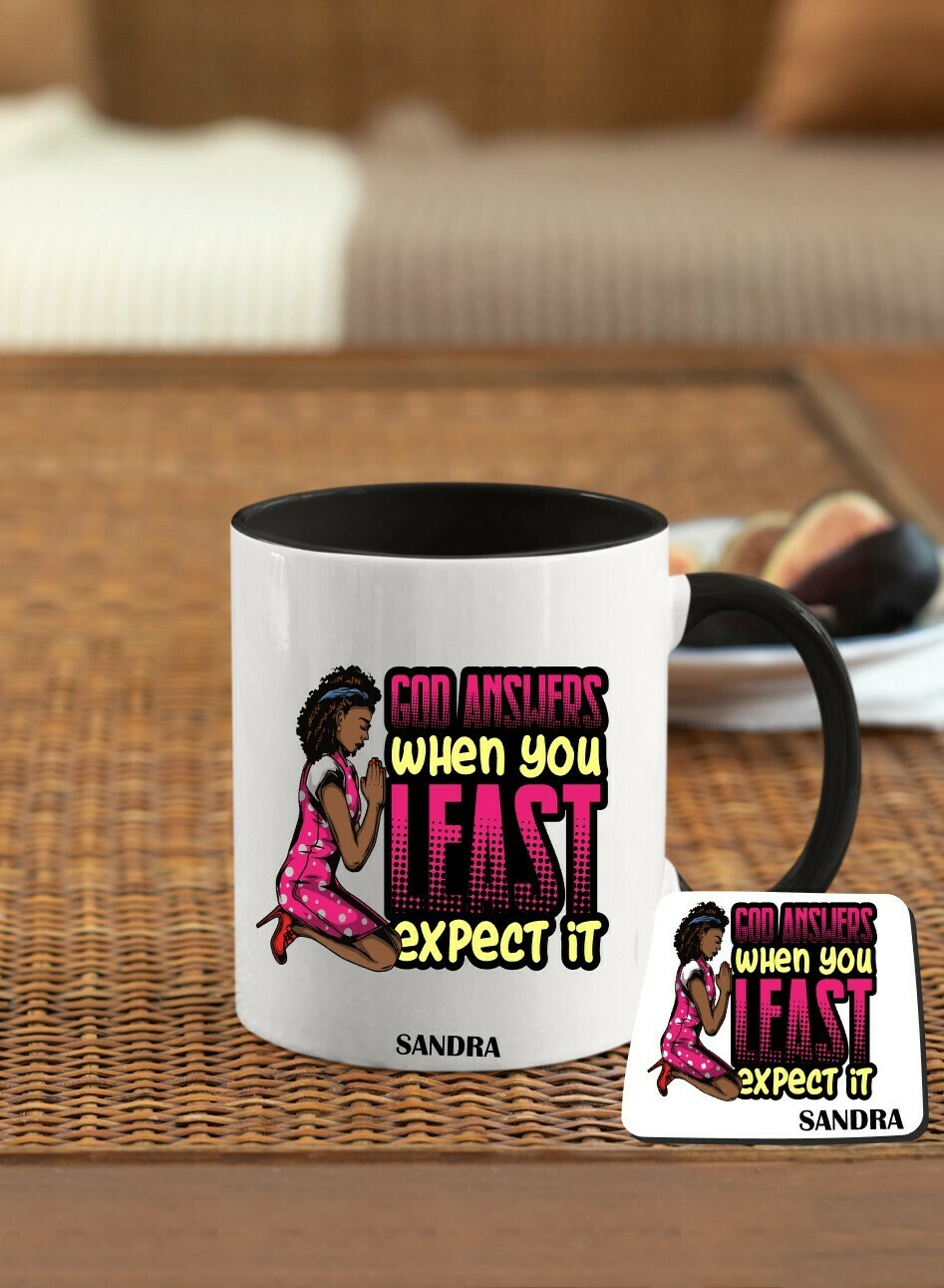 Mug &amp; Coaster Sets-Prayerful