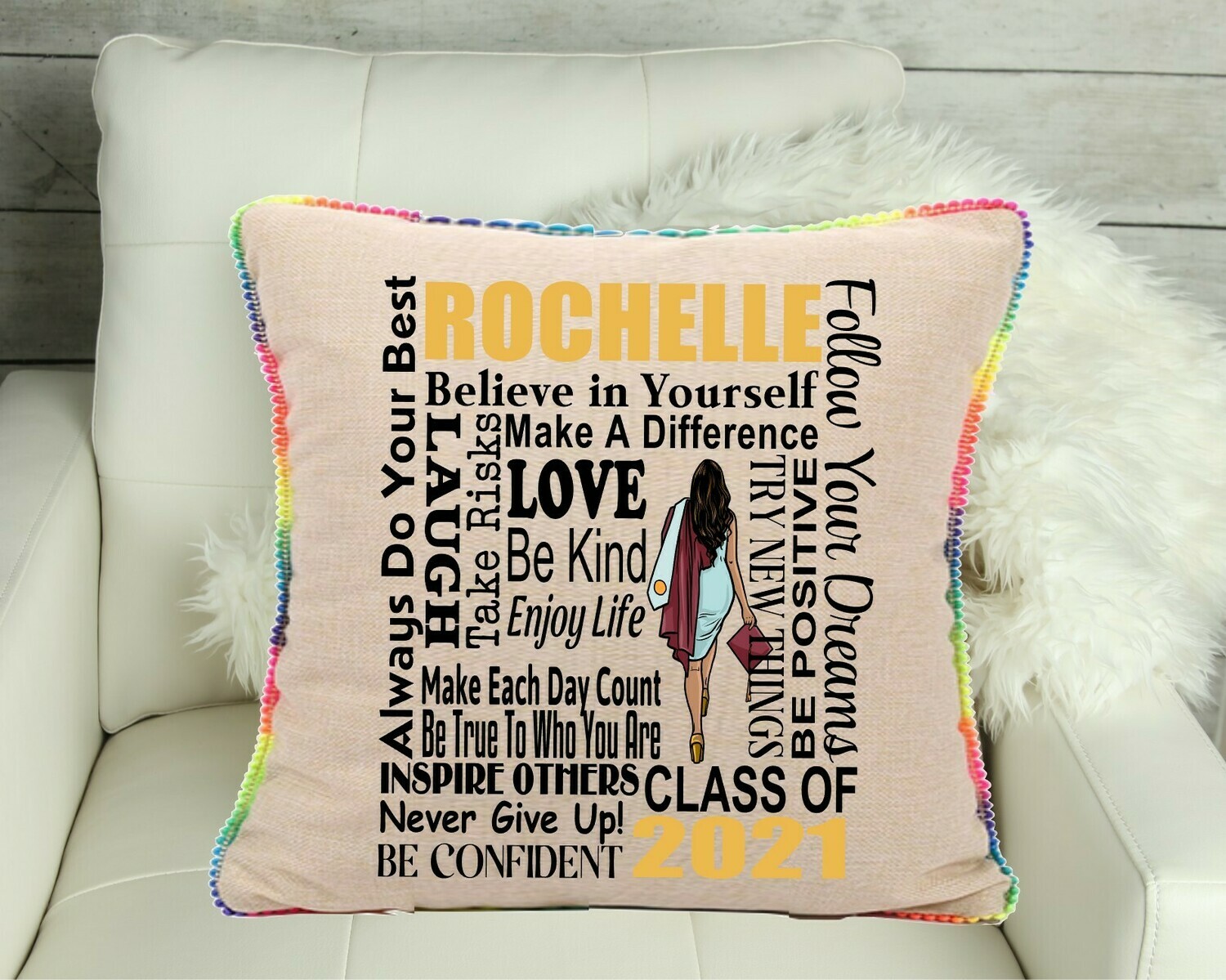 Personalized Throw Pillows for Graduation