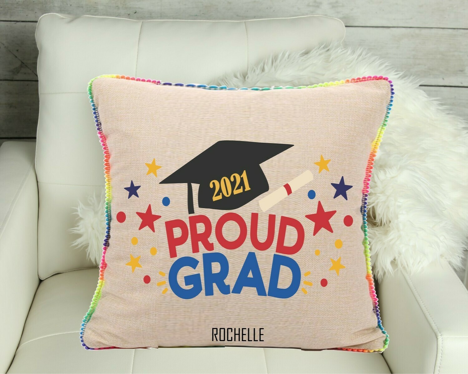 Personalized Throw Pillows for Graduation
