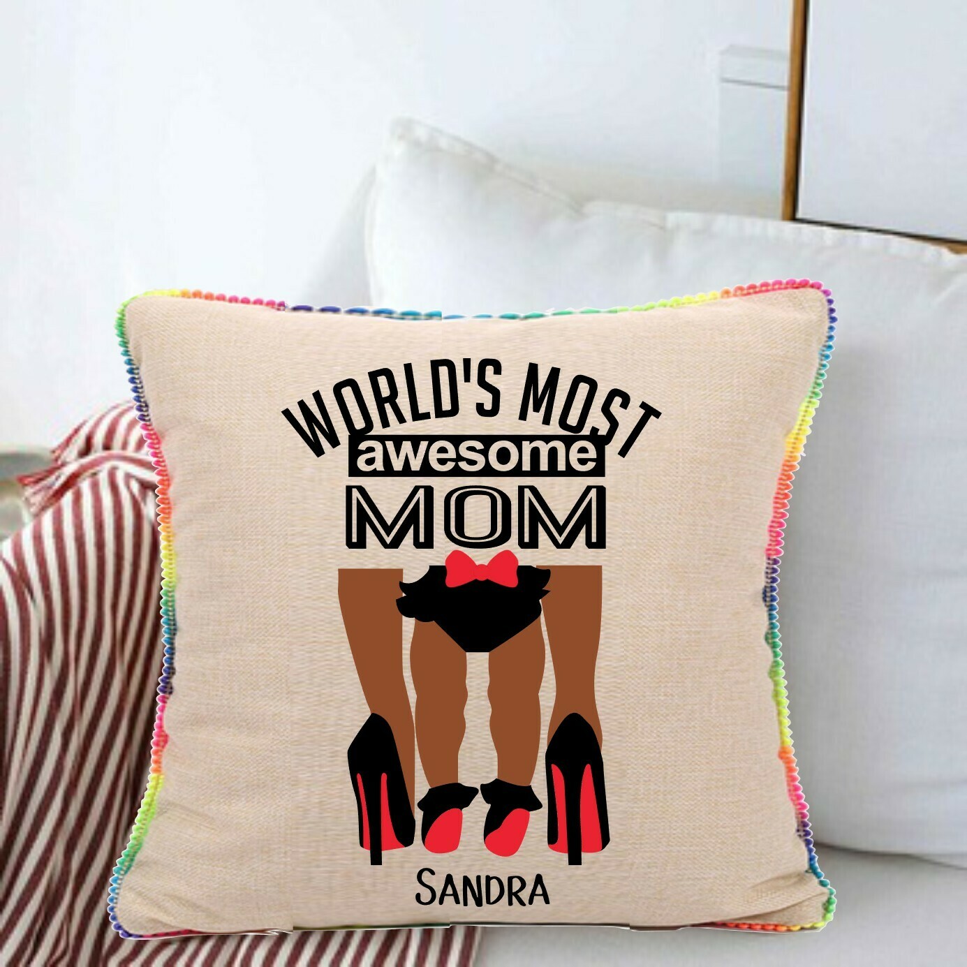 Personalized Throw Pillows for Her-Gift for Mom-Customized gift for Her