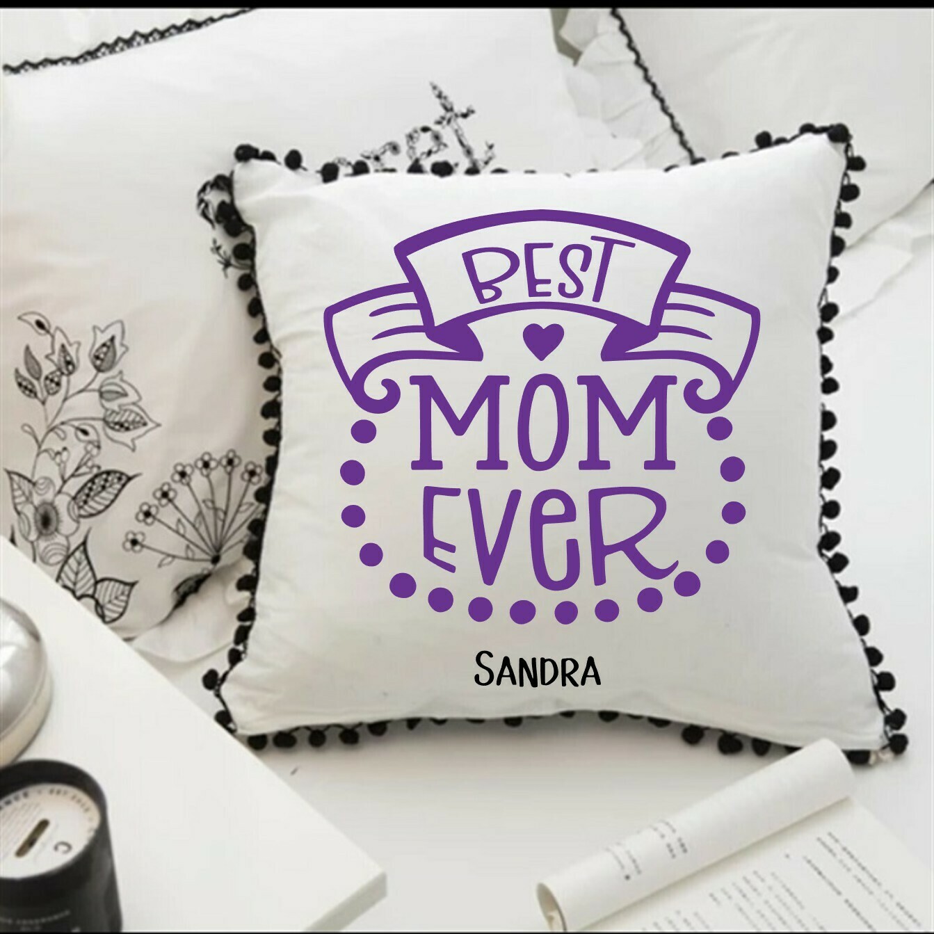 Personalized Throw Pillows for Her-Gift for Mom-Customized gift for Her