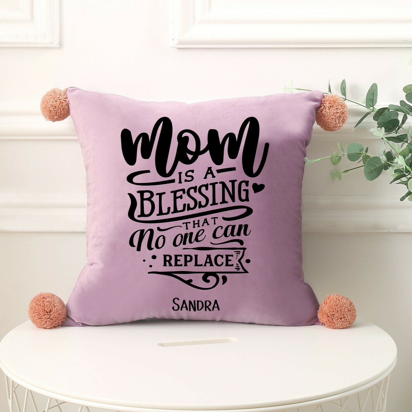 Personalized Throw Pillows for Her-Gift for Mom-Customized gift for Her