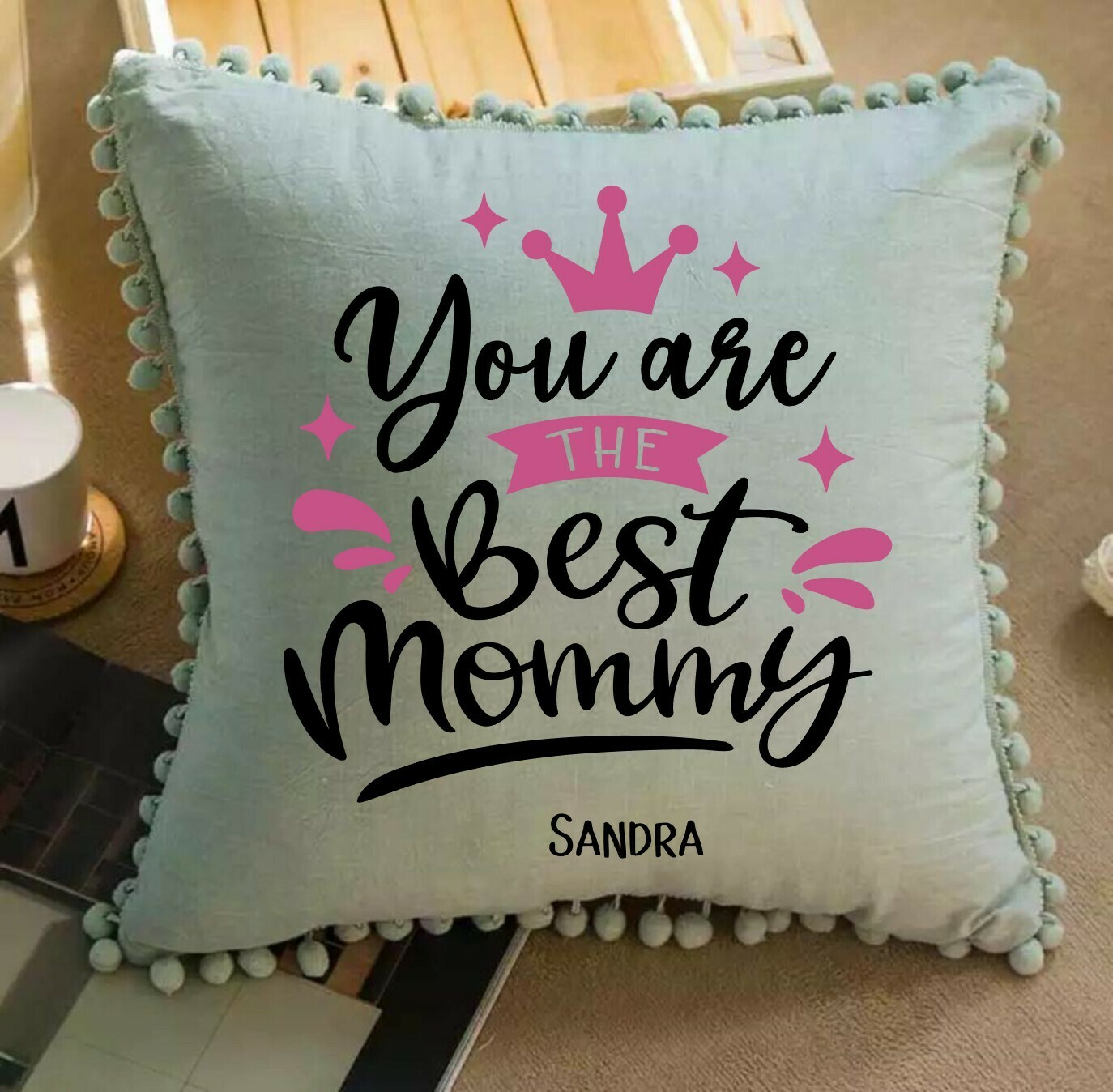 Personalized Throw Pillows for Her-Gift for Mom-Customized gift for Her