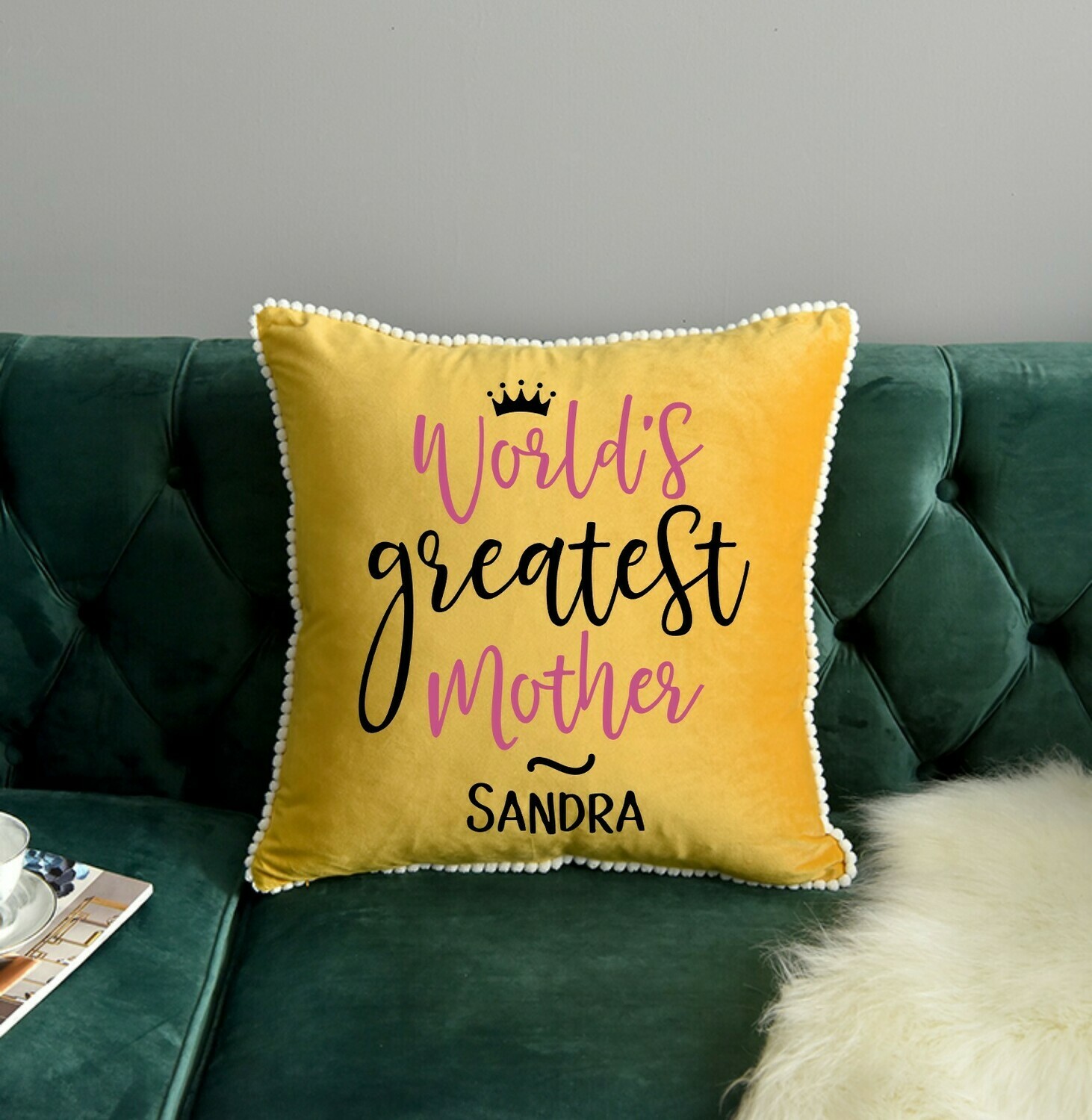 Personalized Throw Pillows for Her-Gift for Mom-Customized gift for Her