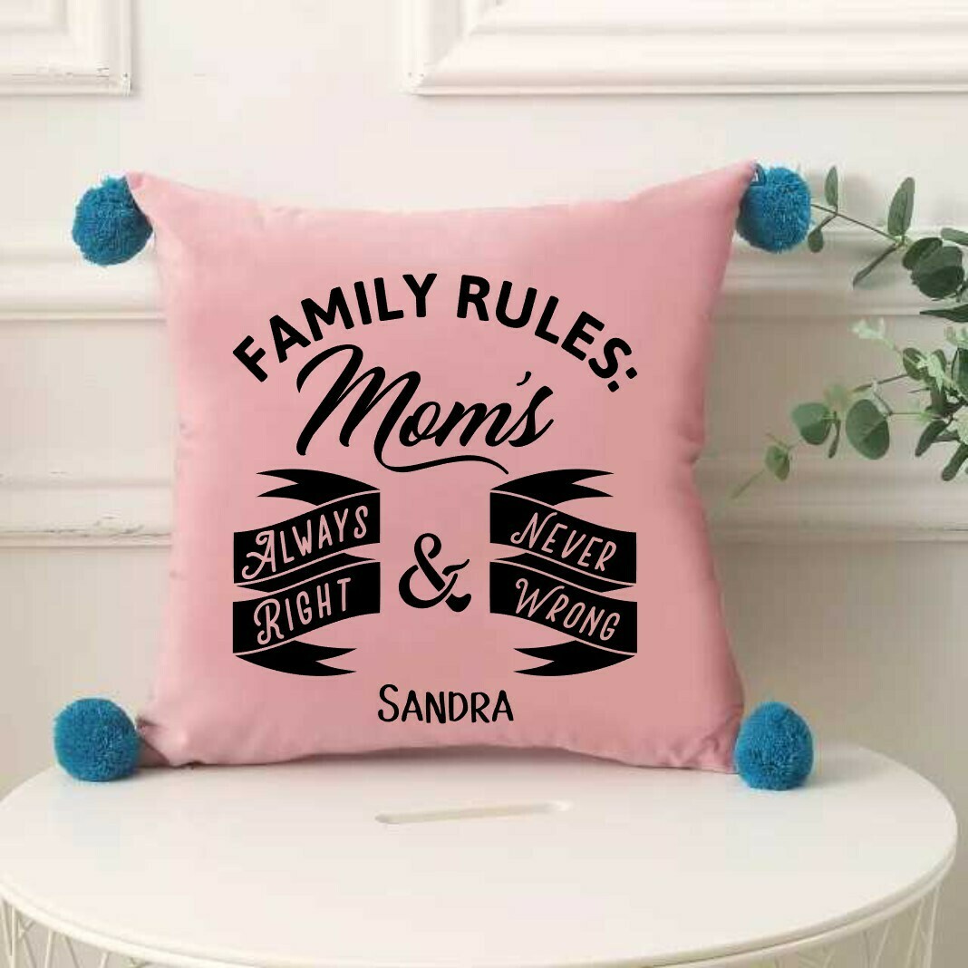 Personalized Throw Pillows for Her-Gift for Mom-Customized gift for Her