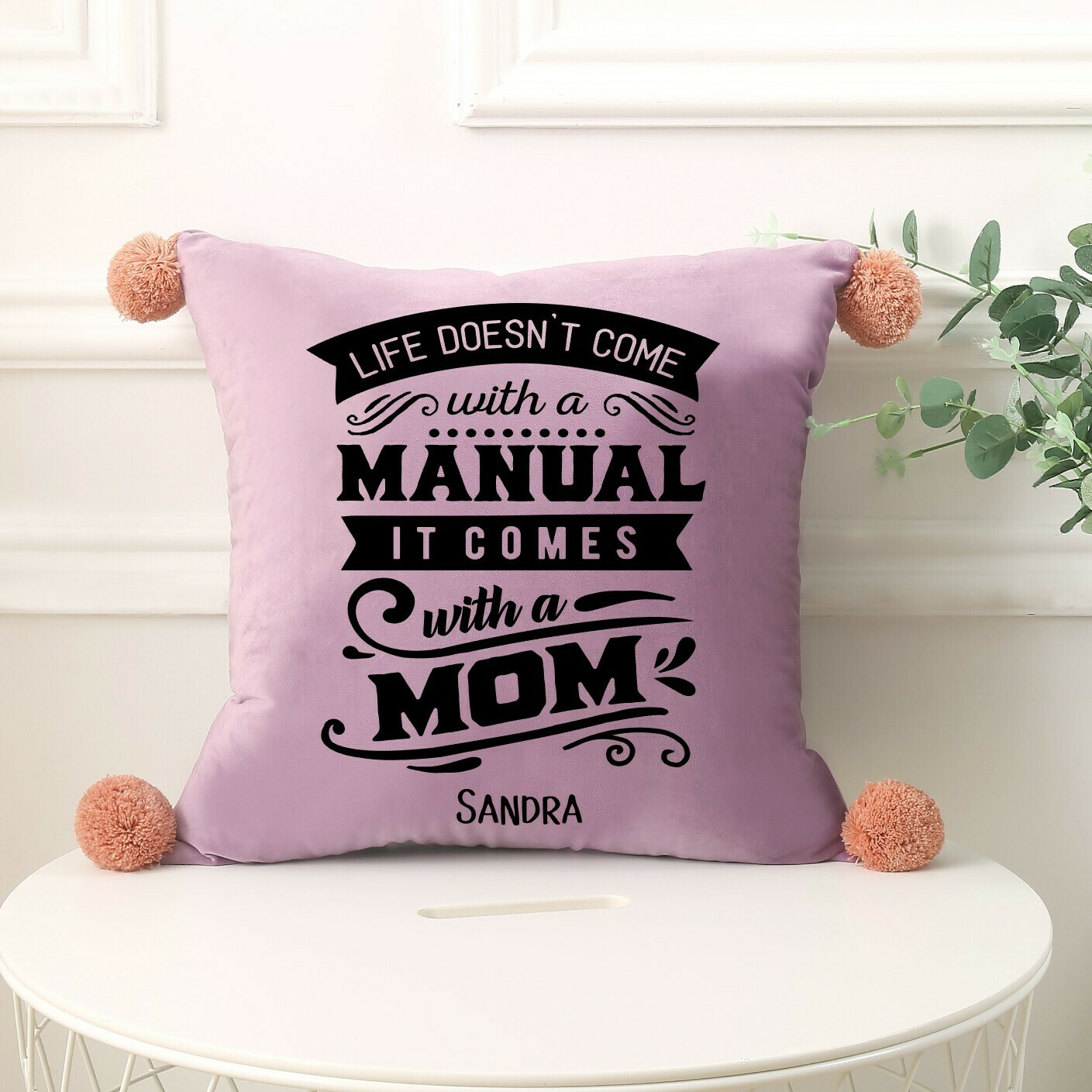 Personalized Throw Pillows for Her-Gift for Mom-Customized gift for Her