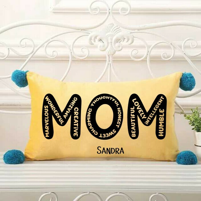 Personalized Throw Pillows for Her-Gift for Mom-Customized gift for Her