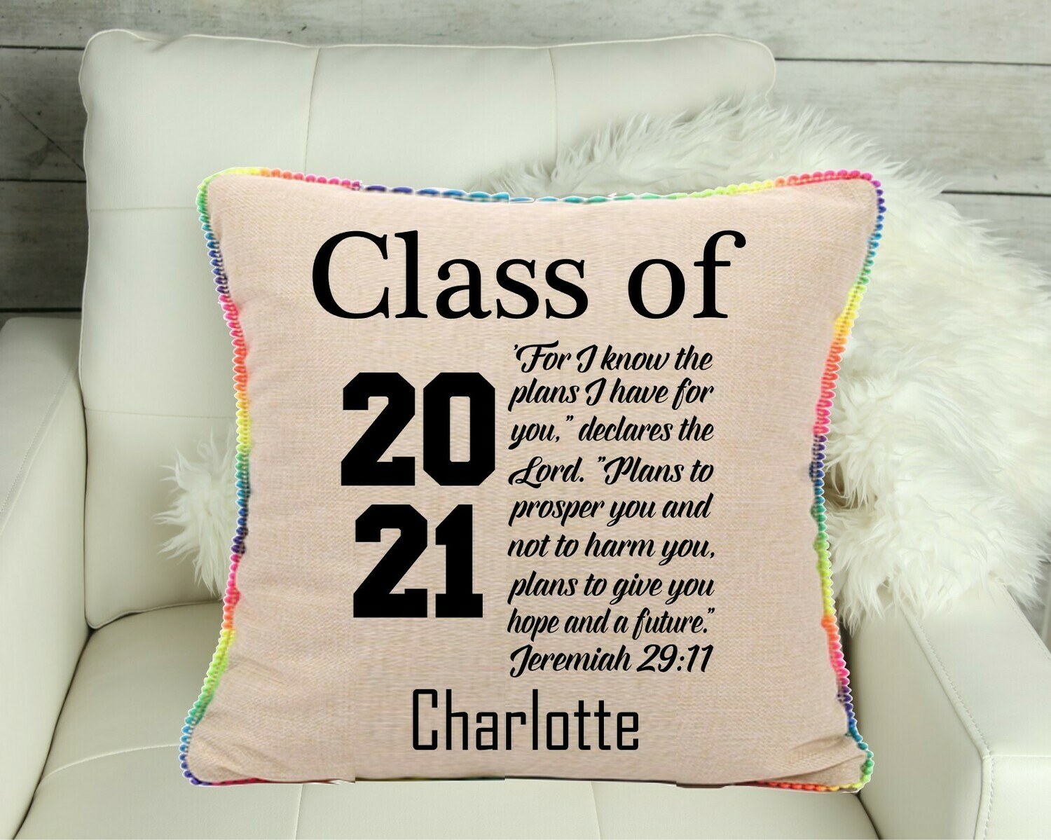 Personalized Throw Pillows for Graduation