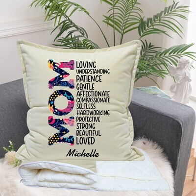 Personalized 2 in1 Pillow &amp; Quilt