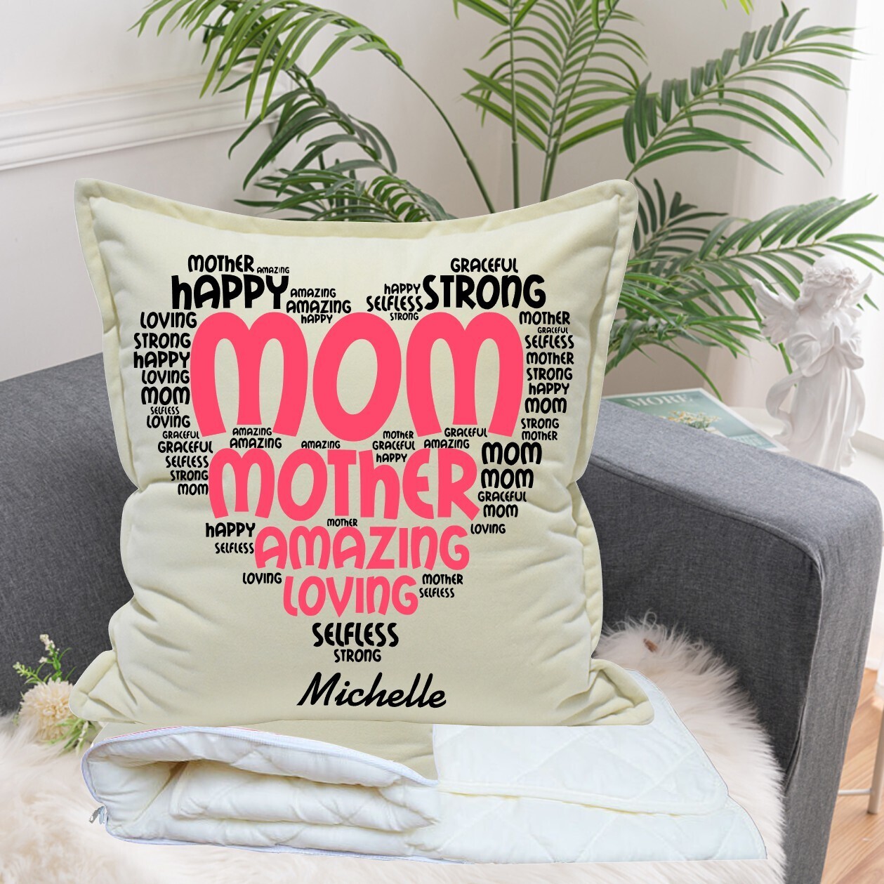 Personalized 2 in1 Pillow &amp; Quilt