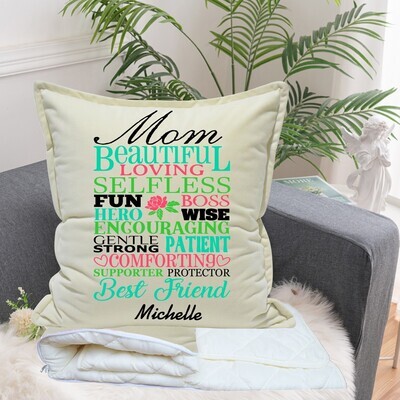 Personalized 2 in1 Pillow &amp; Quilt