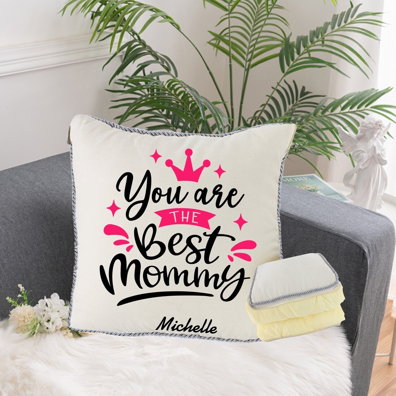 Personalized 2 in1 Pillow &amp; Quilt