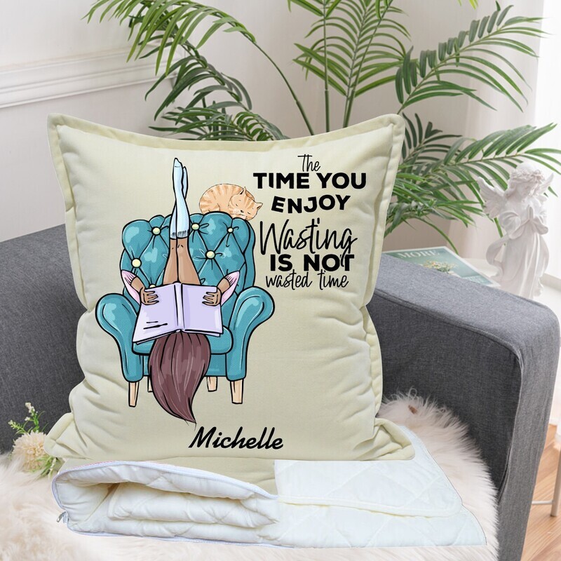 Personalized 2 in1 Pillow &amp; Quilt