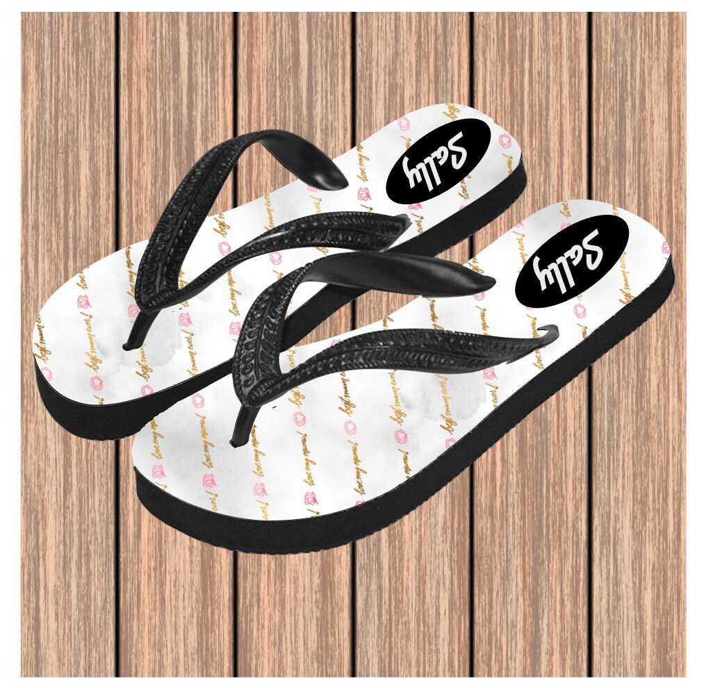 Personalized Flip Flops