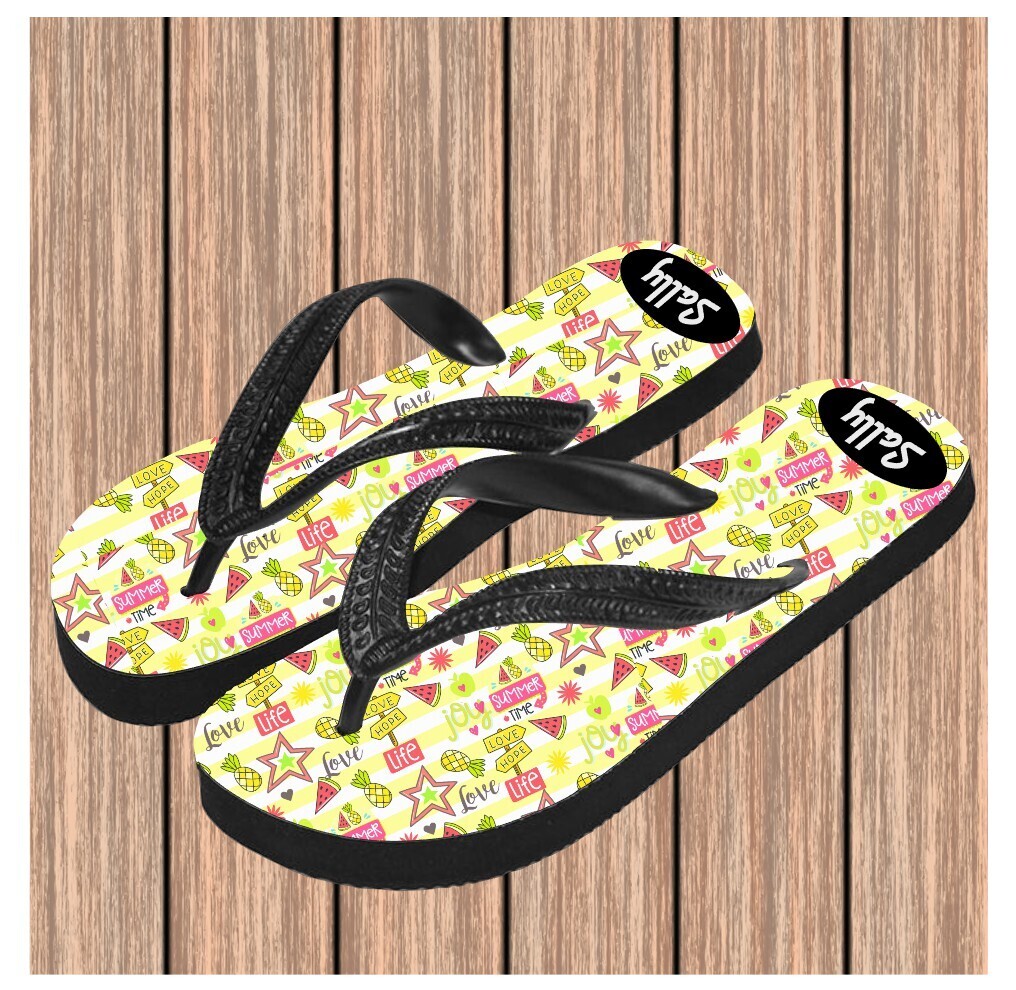 Personalized Flip Flops