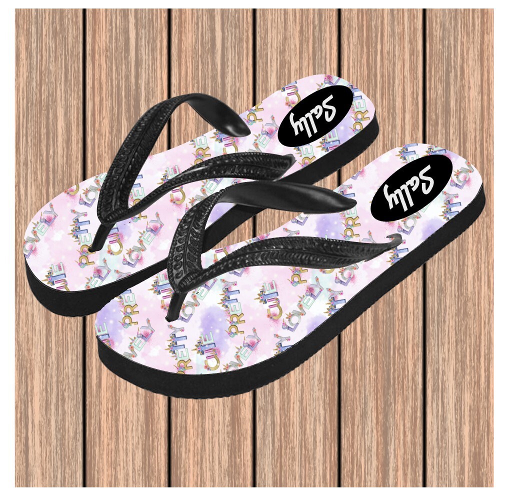 Personalized Flip Flops