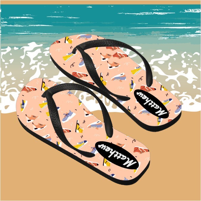 Personalized His&amp; Hers Flip Flops