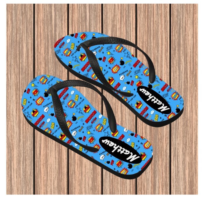 Personalized His&amp; Hers Flip Flops