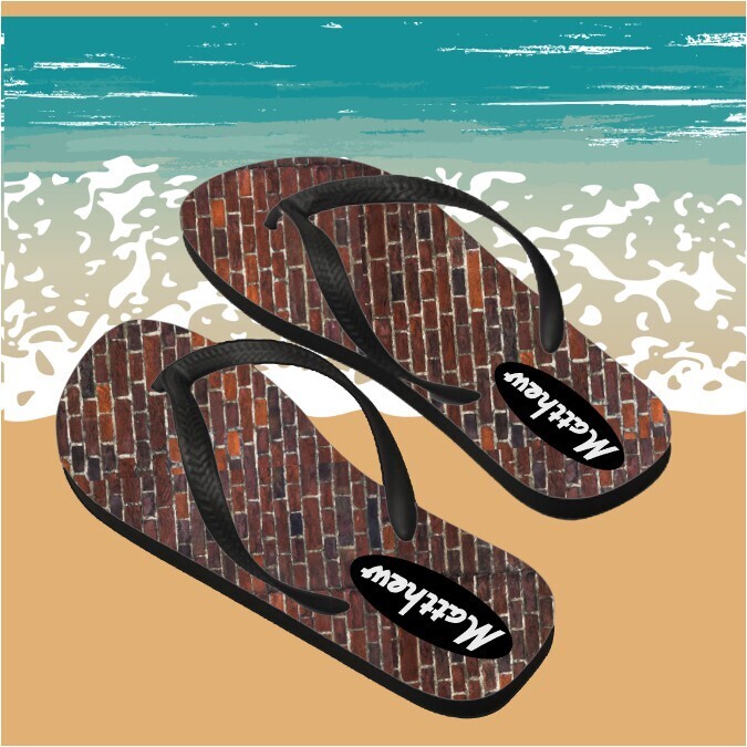 Personalized His&amp; Hers Flip Flops