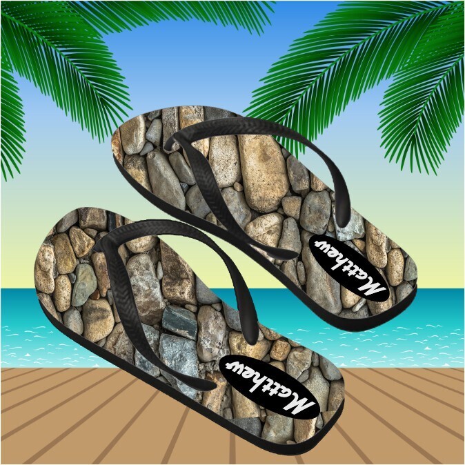 Personalized His&amp; Hers Flip Flops