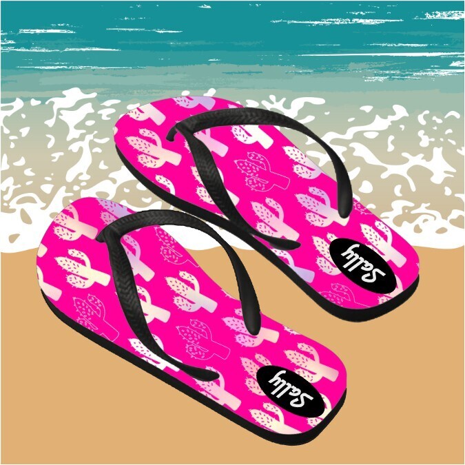 Personalized His&amp; Hers Flip Flops