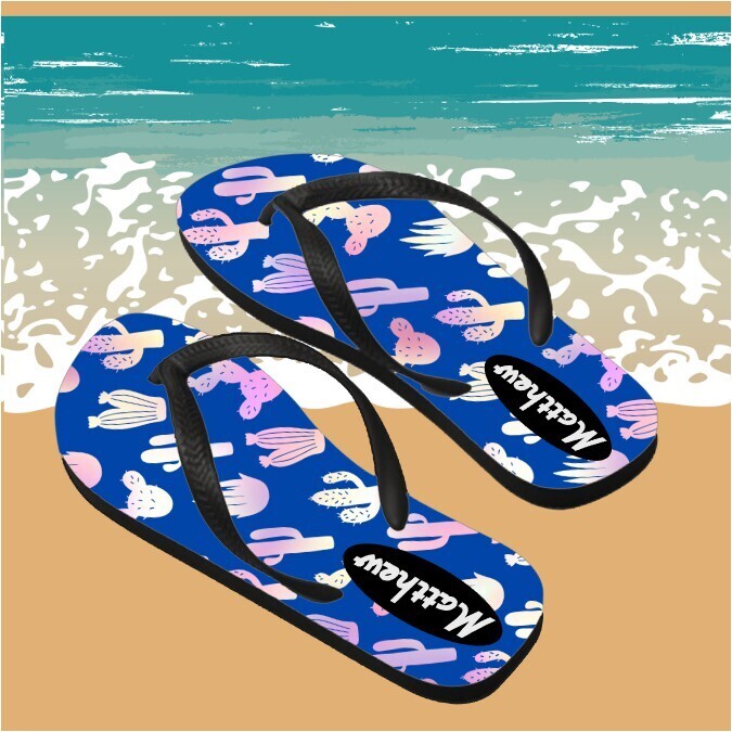 Personalized His&amp; Hers Flip Flops