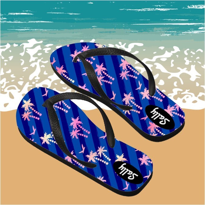 Personalized His&amp; Hers Flip Flops