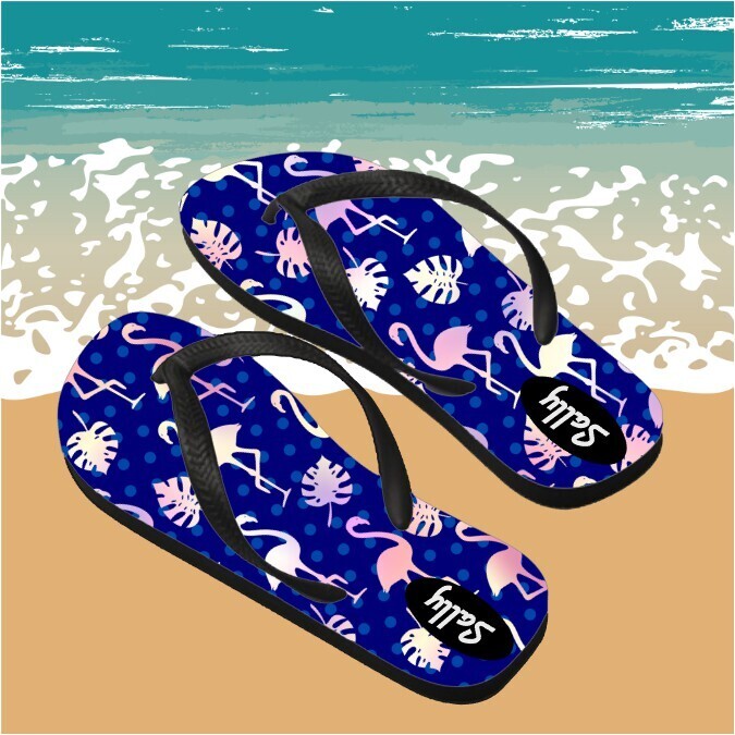 Personalized His&amp; Hers Flip Flops