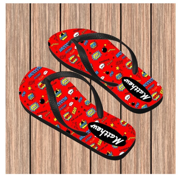 Personalized His&amp; Hers Flip Flops