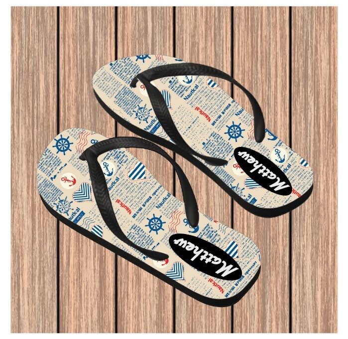 Personalized His&amp; Hers Flip Flops