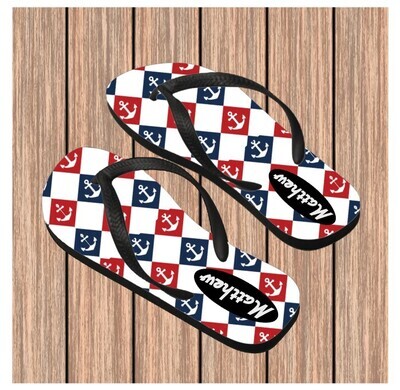 Personalized His&amp; Hers Flip Flops