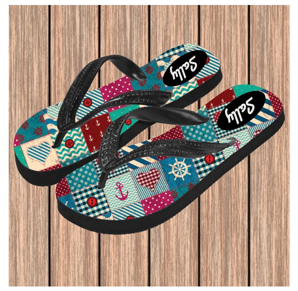 Personalized His&amp; Hers Flip Flops