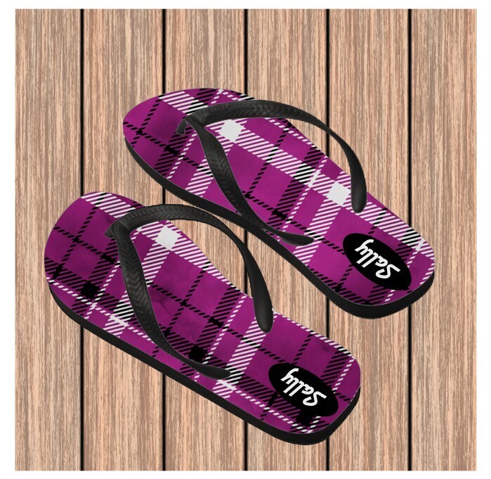 Personalized His&amp; Hers Flip Flops