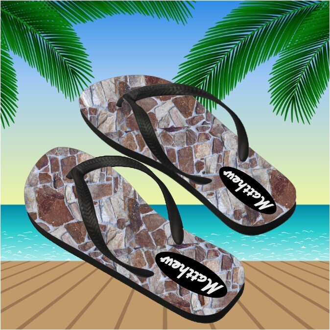 Personalized His&amp; Hers Flip Flops