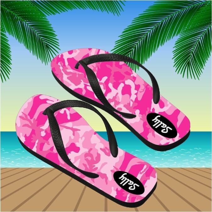 Personalized His&amp; Hers Flip Flops