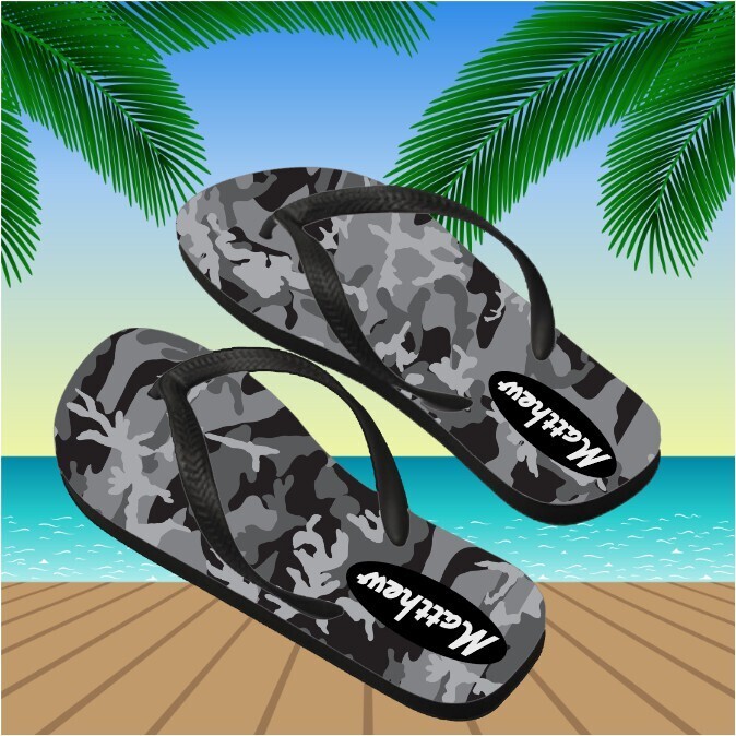 Personalized His&amp; Hers Flip Flops