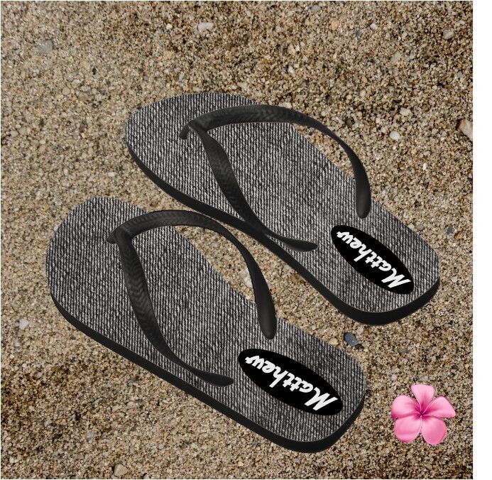 Personalized His&amp; Hers Flip Flops