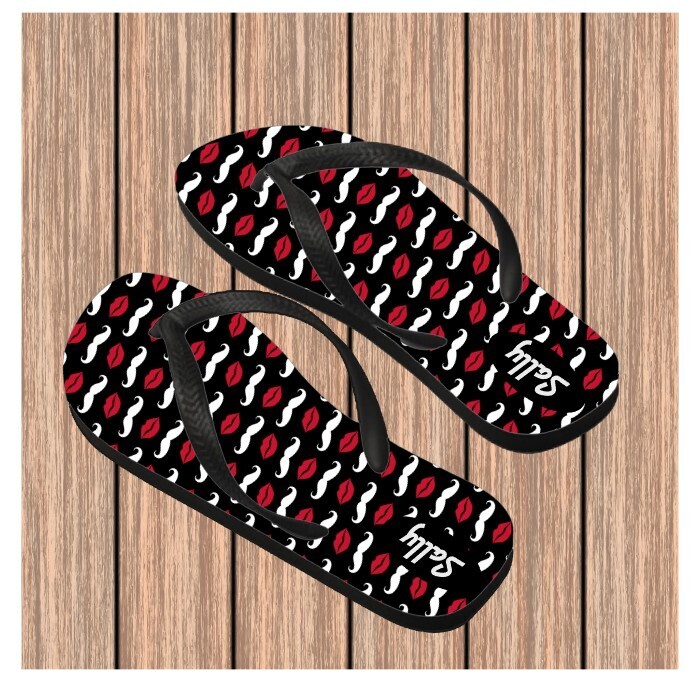 Personalized His&amp; Hers Flip Flops