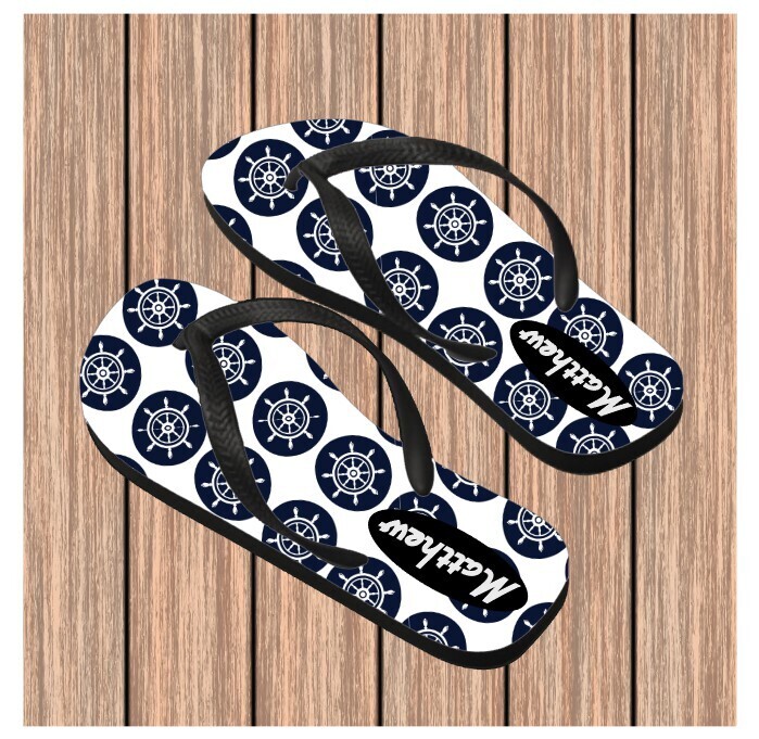 Personalized His&amp; Hers Flip Flops