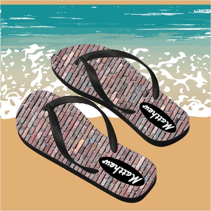 Personalized His&amp; Hers Flip Flops