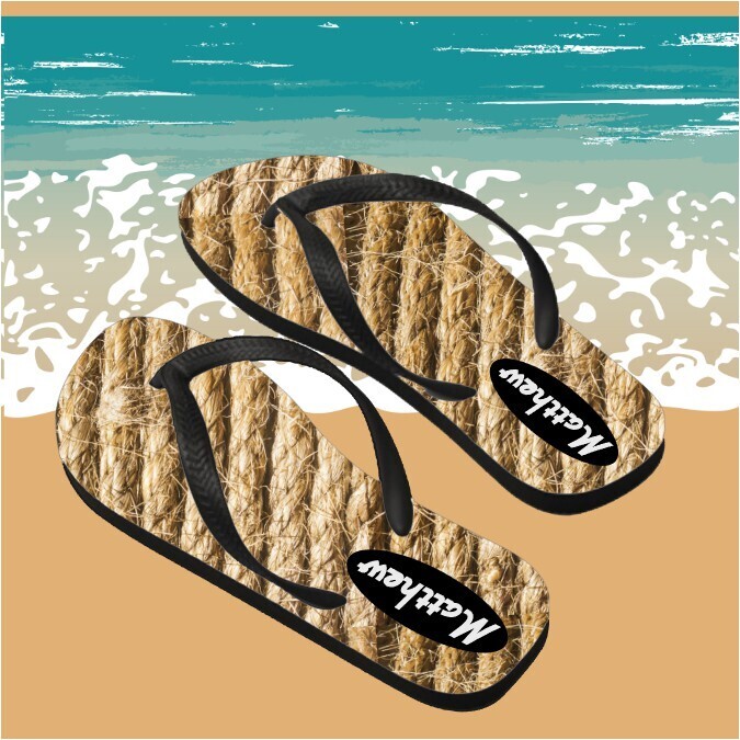 Personalized His&amp; Hers Flip Flops
