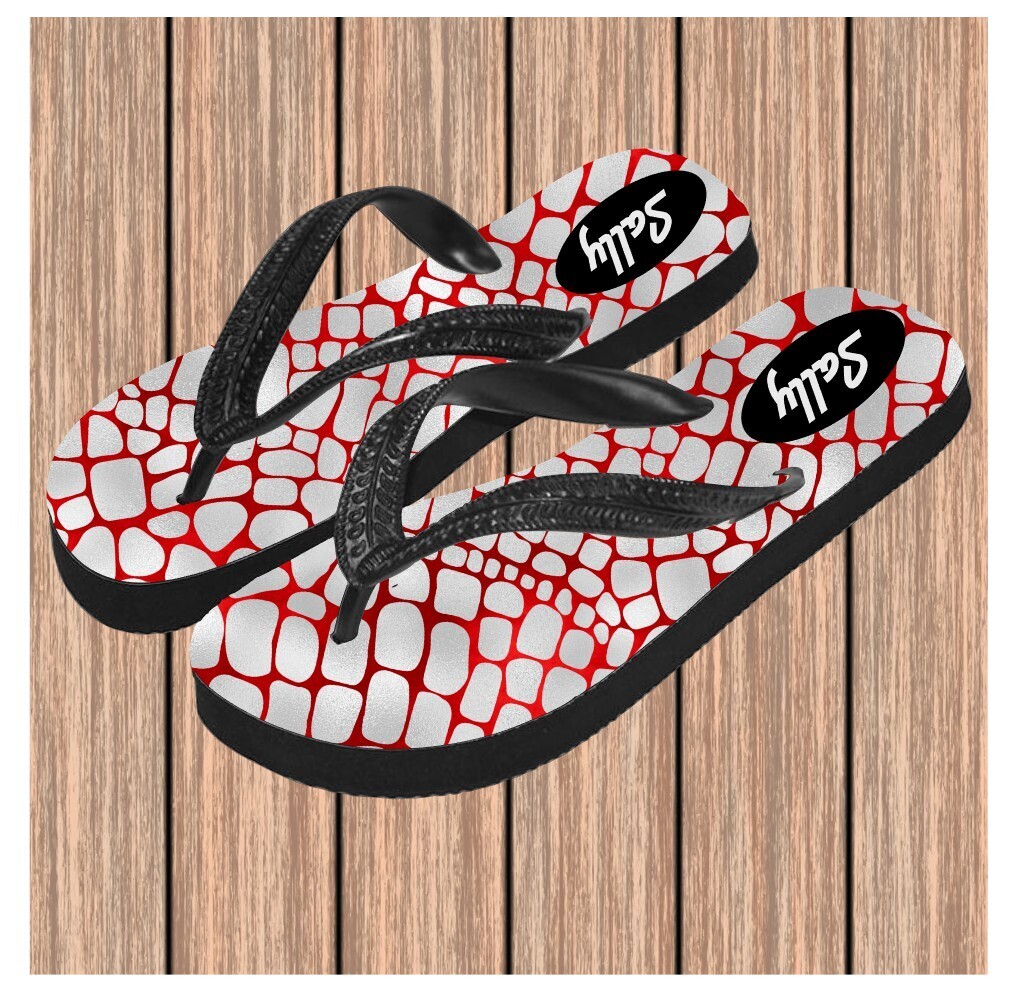 Personalized His&amp; Hers Flip Flops