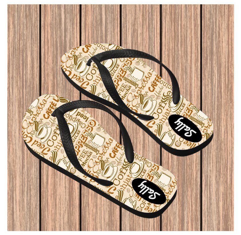 Personalized His&amp; Hers Flip Flops