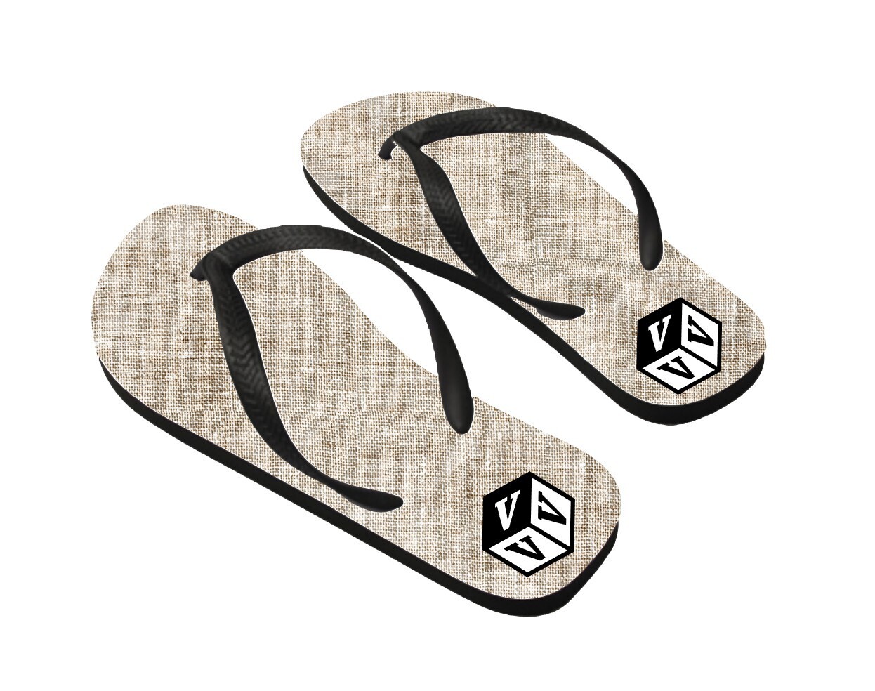 Personalized Flip Flops Monogram